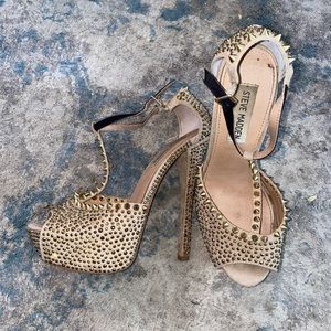 Steve Madden rhinestone heels